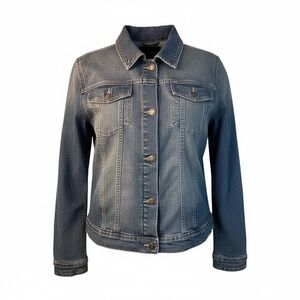 Faded Glory Denim Jean Jacket Women's  20 XXL Trucker  Medium Wash